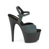 Pleaser - ADORE709REFL Sandale à bride à la cheville, Pole dance chaussures - Chaussures de pole dance - Vert/Noir Product image